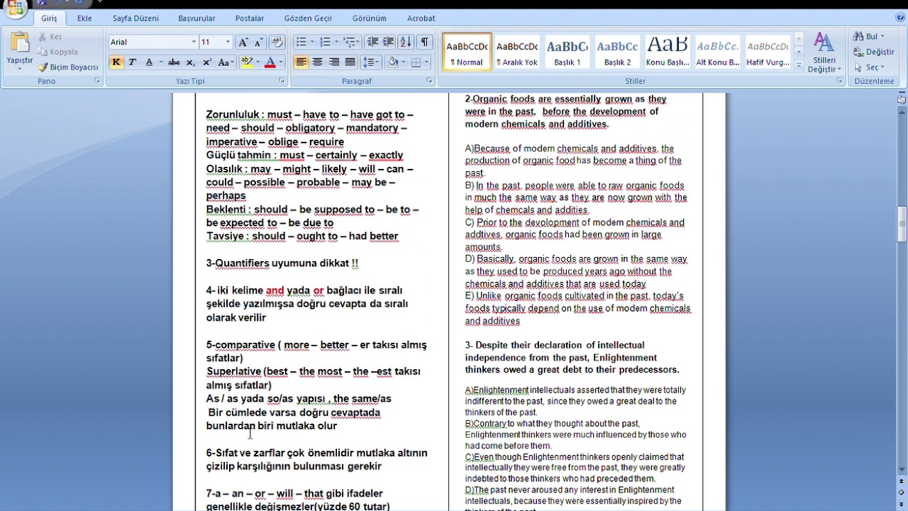 10 KURALLA ÇIKMIŞ YAKIN ANLAM (PARAPHRASING) SORU ÇÖZÜMÜ