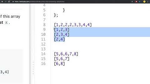 LeetCode 1121 Divide Array Into Increasing Sequences