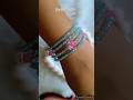 Crystal beaded bracelet/Bangles #handmadejewelry #smallbusiness #koreanstyle #aesthetic #viralshorts