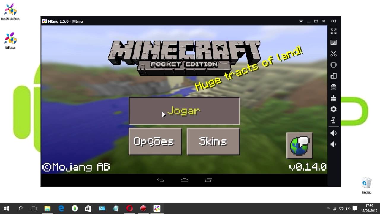 Baixe Minecraft no PC com MEmu