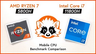 AMD Ryzen 7 5800H vs Intel Core i7 11800H - Zen 3 vs Tiger Lake - Laptop CPU Comparison