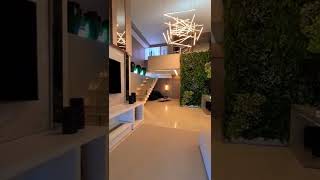 Duplex open living room design 🛋