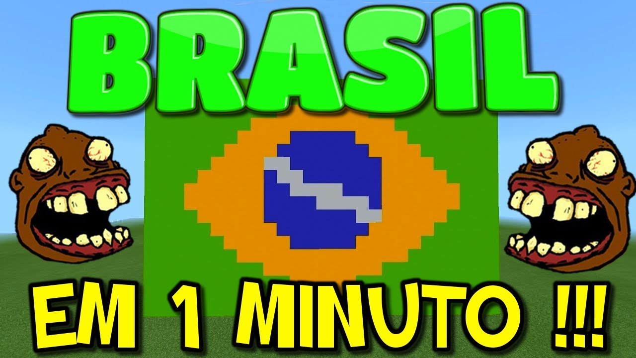 BRASIL EM 1 MINUTO - Especial 7 de Setembro (Minecraft Machinima)