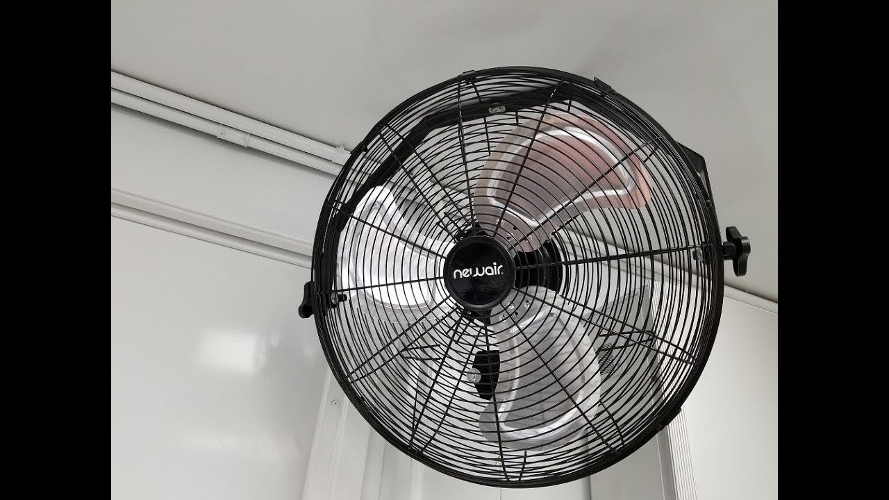 NewAir WindPro18W Shop Fan Review - YouTube