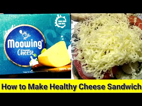 How to make Healthy Cheese Sandwich with Moowing Cheese | Moowing Cheese Review