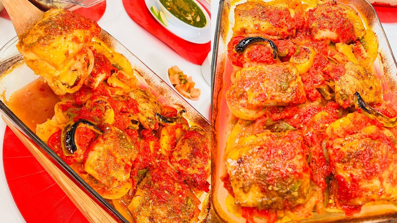 طريقة عمل طاجن سمك فيليه بالبطاطس | العزومة مع الشيف فاطمة أبو حاتي