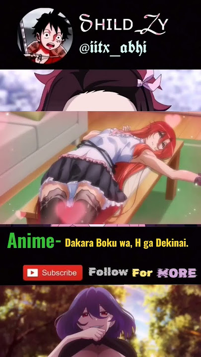 anime -Dakara Boku wa, H ga Dekinai. #anime #netflix  #romantic #series #viral #views