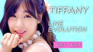 TIFFANY (SNSD) - LINE EVOLUTION [2007-2017]