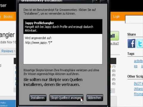 Jappy Profilhangler (Tutorial)