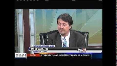Dave Hatter on Fox19 (WXIX) RE Online and Mobile Privacy for Kids