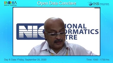 India Data Portal - Open Data Conclave – Inaugural Session – Durga Prasad Misra