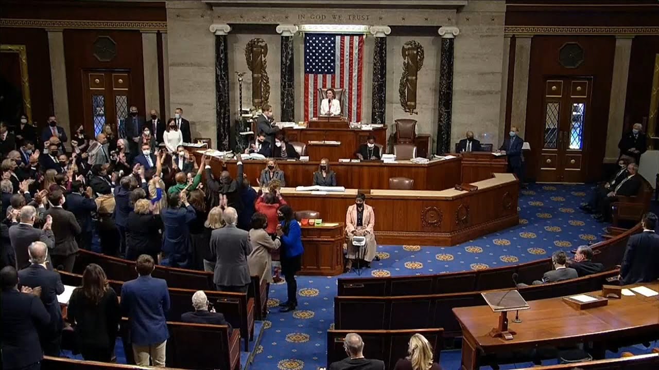 El plan social de Biden pasa al Senado tras superar la Cámara de  Representantes - YouTube