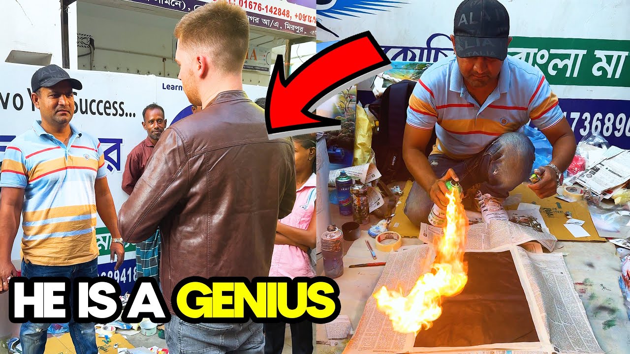 I Asked Him To Paint My Leather Jacket... He Is A GENIUS🔥