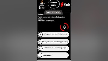 Wait for the end  Video 01 #java  #quiz  #shorts for #interview #interviewtips
