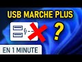 Solution  port usb ne fonctionne plus sur windows