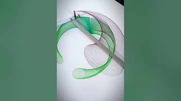 Drawing machine by Robert Balke creates generative art - time lapse