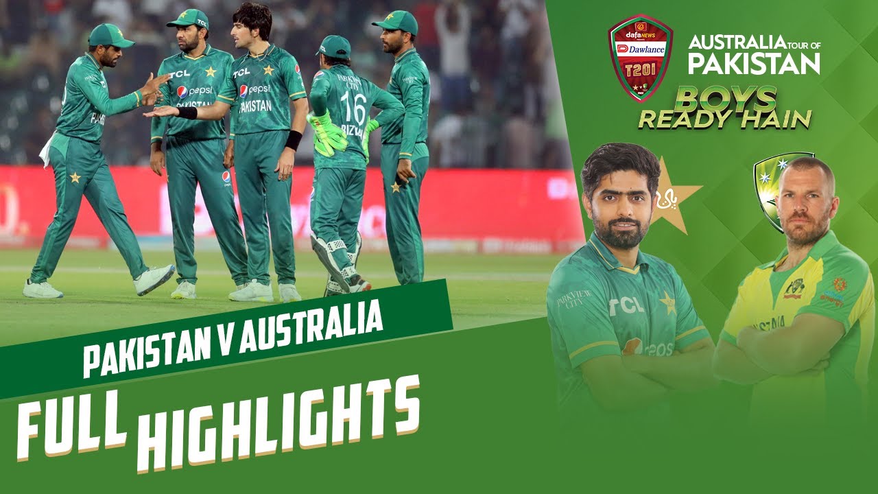 Full Highlights Pakistan vs Australia T20I 2022 PCB MM2T