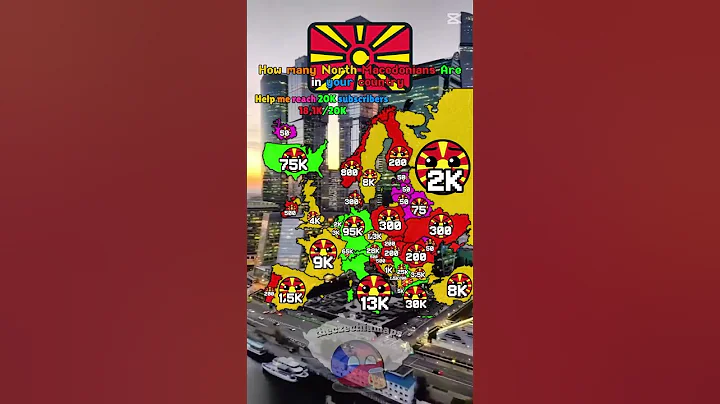 How many North Macedonians are in your country #europe #mapguide #map #mapping #geoportal