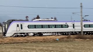JR中央線 特急あずさ号 新型車両　（JR大糸線 直通 上り）