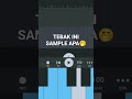 TEBAK INI SAMPLE SAMPLE APA!?