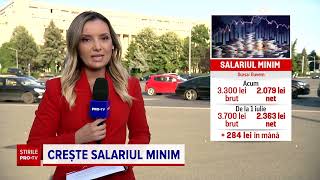 Câți bani vor primi în mână angajații cu salariul minim, după noua majorare. Decizia luată de Guvern