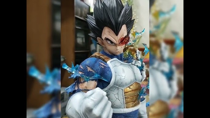 Hot 46cm Dragon Ball Z Gk Grande Tamanho Vegeta Super Saiyan