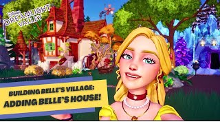 Decorating Belle's Cottage! Building Belle's Village: Disney Dreamlight Valley Speed Build