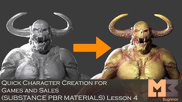 Quick Character Creation for Games and Sales (Texturing in Substance) Lesson 4