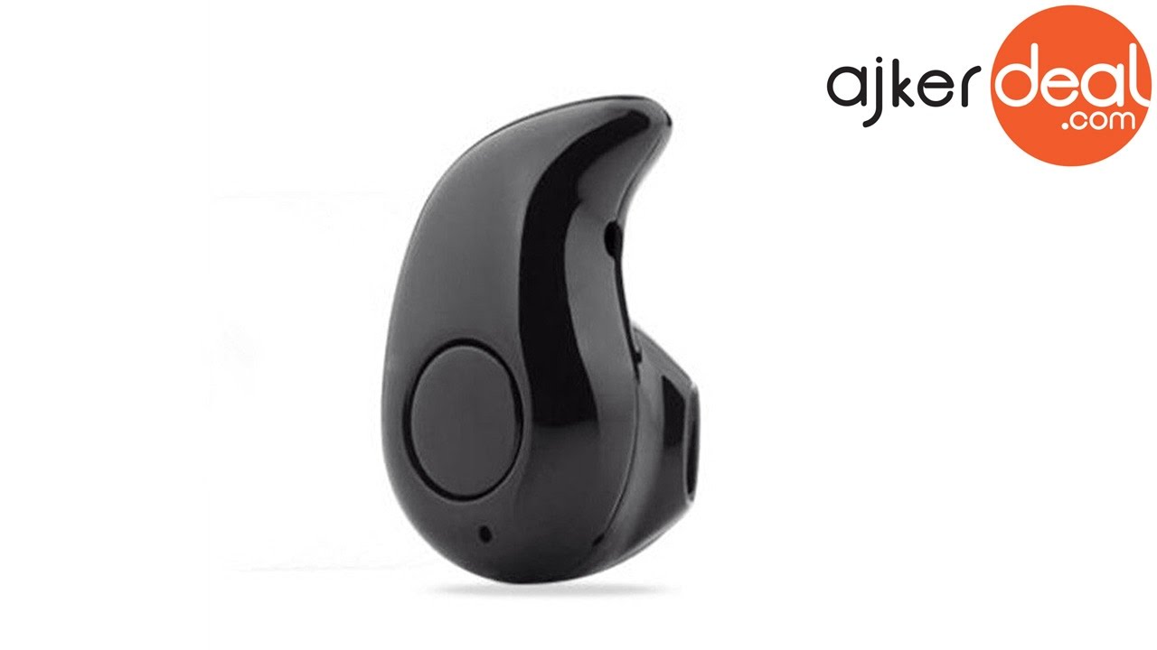 Mini Bluetooth Earpiece In Small Wireless Headset Youtube