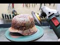 Rusty German Helmet Preservation - M35 SE62