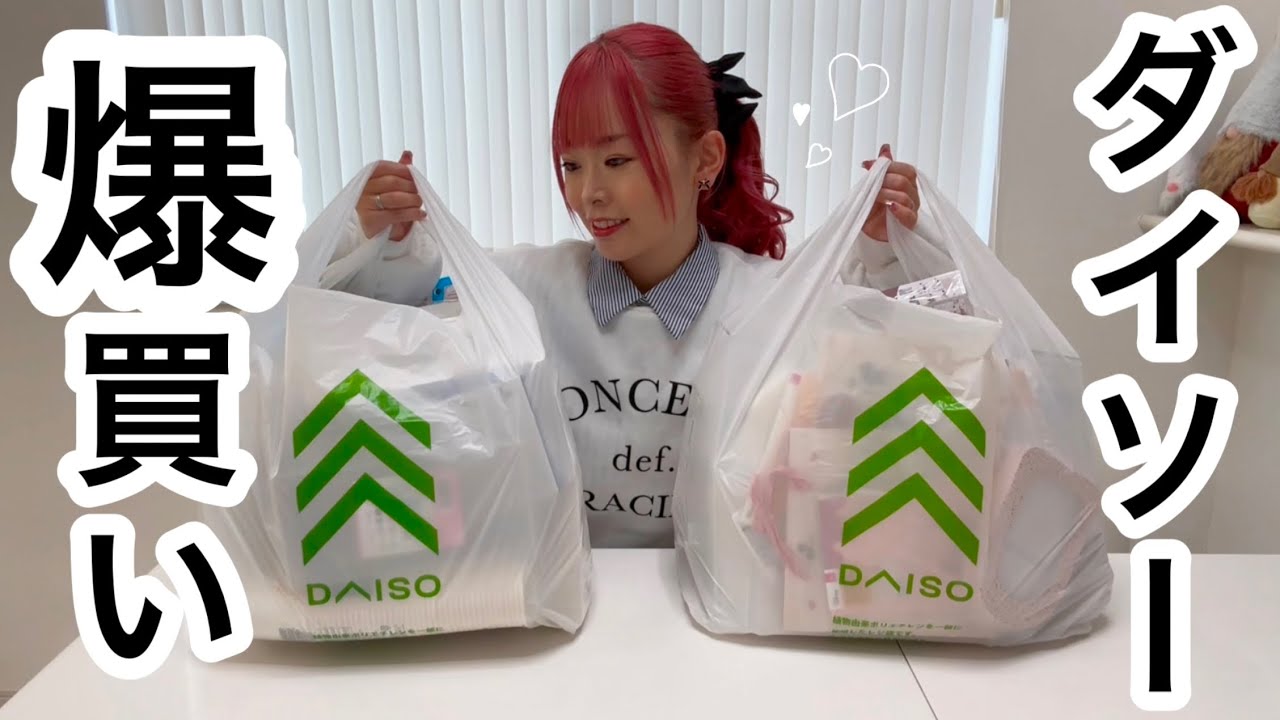 購入必須のガチ百均 購入品紹介〗久しぶりにダイソーで爆買いしてきました🤭💕気になる商品