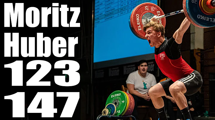 Moritz Huber (66.7kg) 123kg Snatch 147kg Clean and...