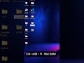 #new folder and Rename