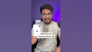 Hide Contact Name and Number in iPhone 🤯