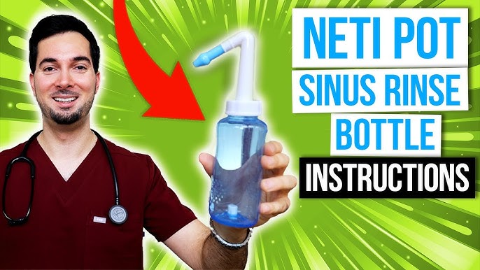 Using a nasal douche: How to irrigate your nose - PARI