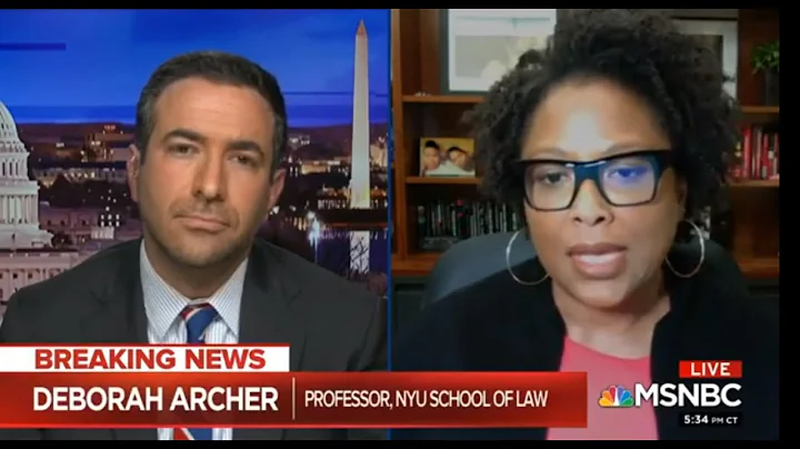 Deborah Archer on Ari Melber 1 22 21