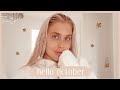 HELLO OCTOBER | a very cosy, chilled weekend in my life ✨