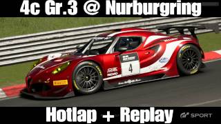 GT Sport Beta Gameplay Alfa Romeo 4c Gr.3 Nurburgring Nordschleife Hotlap + Replay