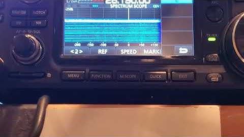 IC-7300 NB & NR shortie demo