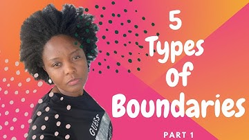 5 different types of Boundaries