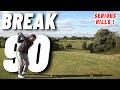 What 16 handicap golf looks like seriously hilly course 18 golf vlog the notleys golf break 90