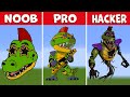 Monty (NOOB vs PRO vs HACKER) FNAF Pixel Art Challenge in Minecraft