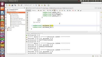 Redes Neuronales Artificiales  Entrena Función XOR  Código Fuente