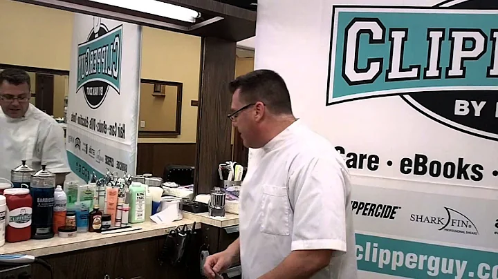 Clean implements first before putting in Barbicide solution