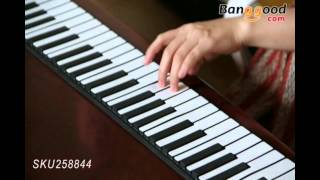 iWord 88 Key Professional Roll Up Piano With MIDI Keyboard - banggood.com