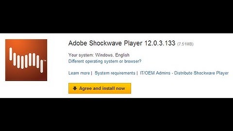 How to Download - Install Shockwave Player