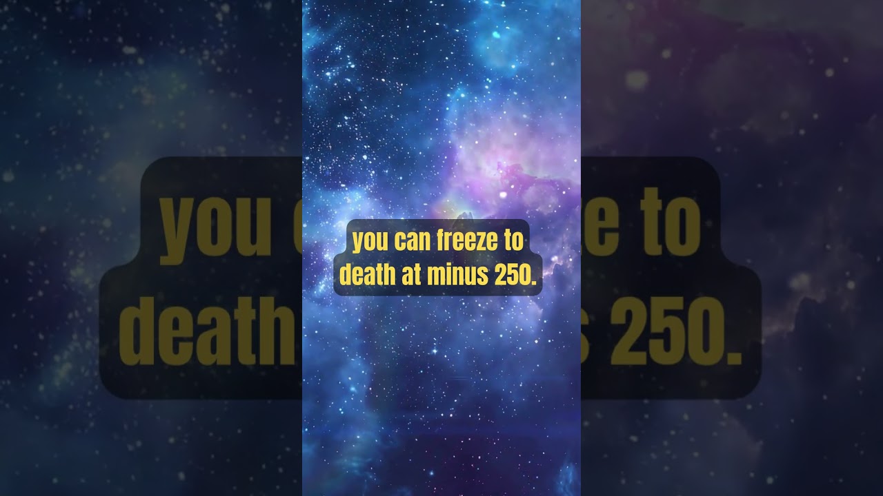 Space is not “cold”