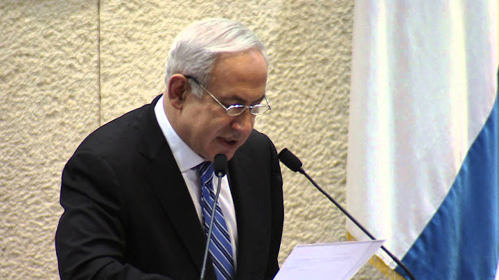נאום רה"מ נתניהו ביום הרצל בכנסת 2012