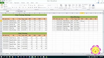 Tự học Excel cơ bản bài 15 hàm vlookup và hàm hlookup trong excel | tự học excel tại nhà