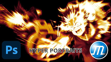 Hyper Portrait Effect in Photoshop (M.u.g.e.n) || Tutorial